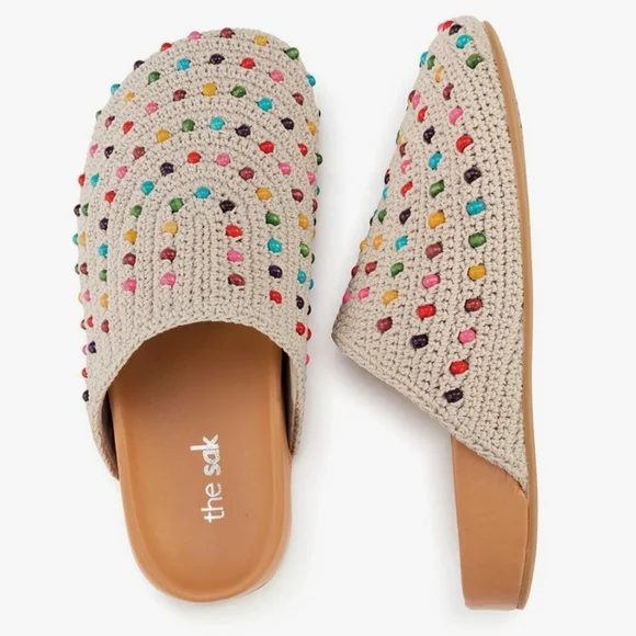 The Sak Women's Beige Multicolor Bolinas Clog - Picture 1 of 3